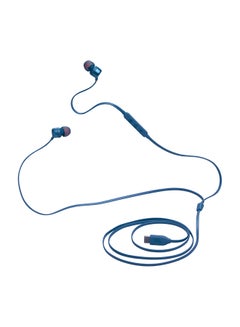 JBL Tune 310C USB-C Wired Hi-Res In-Ear Headphones Blue  - Image 5
