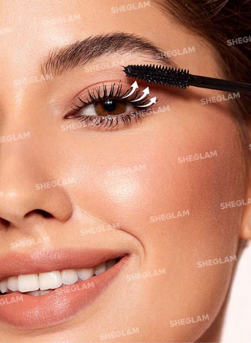 SHEGLAM - Flutter Wink Volumizing Mascara Volumizing Black - Image 1