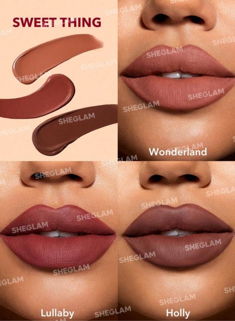 Hi Beam Mini Matte Lipstick Set - Sweet Thing