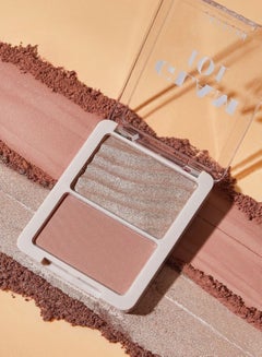 SHEGLAM Glam 101 Hybrid Highlighter And Blush Duo-Seville Multicolour  - Image 2