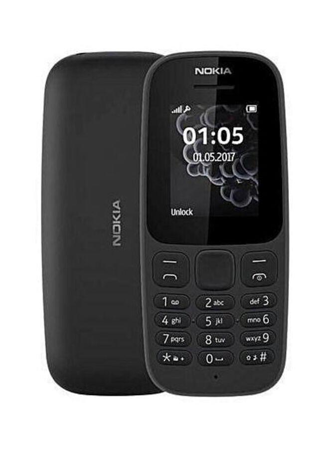 نوكيا 105 ثنائي الشريحة - أسود - Image 1