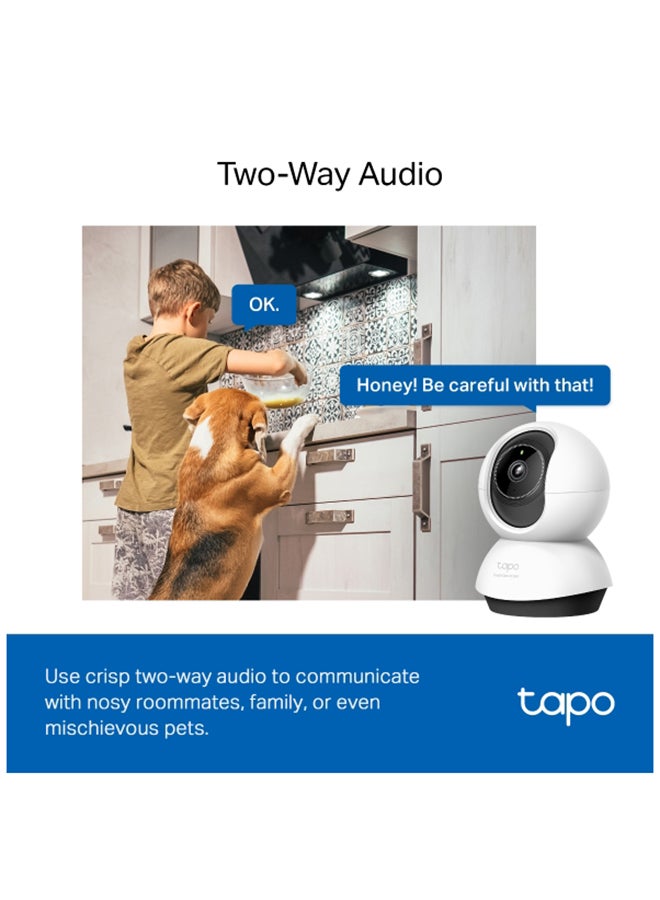 Tapo TC72 Pan/Tilt 2K QHD 4MP Smart Security WiFi Camera Indoor CCTV With 360° Rotational Views - pnsku/N70059697V/45/_/1718117701/9e7447df-e75c-46b4-86a8-1a92bac2d354