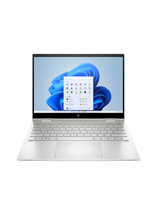 HP Envy X360 2-In-1 Laptop 13-Bf0003Ne With 13.3 Inch FHD / Core I5-1230U/ 8GB RAM/ 512GB SSD/ Intel Iris Xe / Windows 11 English/Arabic Natural Silver  - Image 1