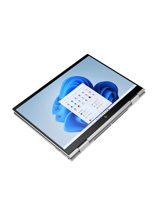 HP Envy X360 2-In-1 Laptop 13-Bf0003Ne With 13.3 Inch FHD / Core I5-1230U/ 8GB RAM/ 512GB SSD/ Intel Iris Xe / Windows 11 English/Arabic Natural Silver  - Image 2