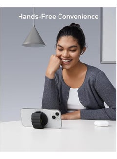 Anker Magnetic Phone Grip (MagGo), Sweat-Resistant 620 Magnetic Grip and Adjustable Strap, Only for iPhone 16/16 Pro/16 Plus /16 Pro Max, 15/14/13/12 Series Black  - Image 5