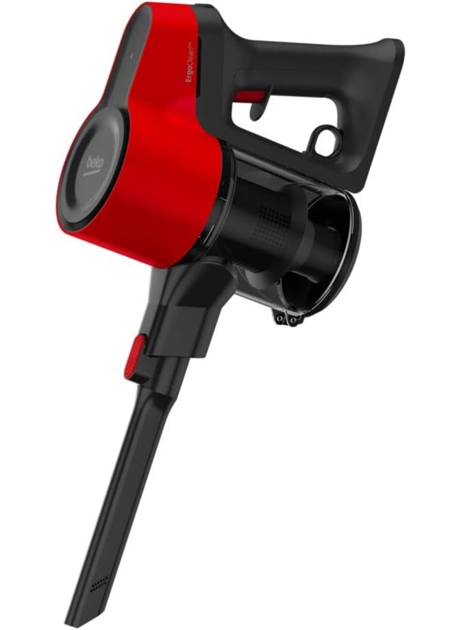 Beko Cordless Vacuum Cleaner Capacity 0.55 liter Suction Power 25 W VRT 50121 VR Black & Red - Image 5