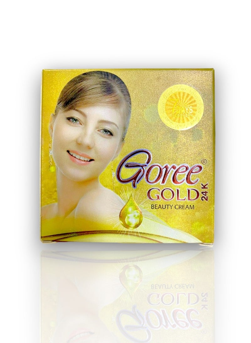 Goree Whitening Gold 24k Beauty Cream 17grams  - Image 1