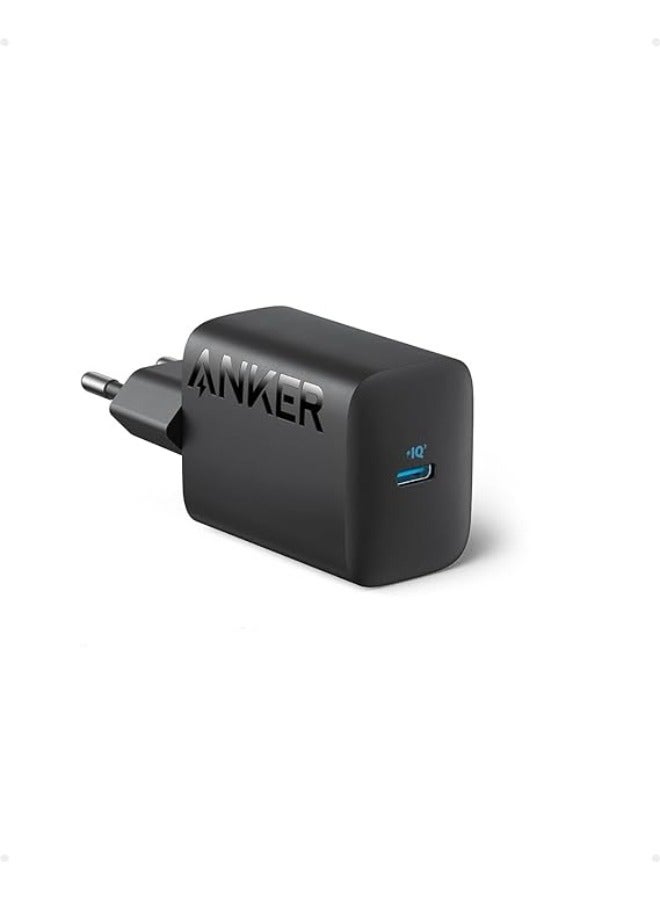 Anker - Anker 30 W USB-C Charger, Anker 312 Charger with Compact & Foldable Design, 2-Pack 30W Fast Charger for iPhone 14/13/12 Series, Samsung S23, MacBook Air, Pixelbook, iPad Pro, & Mor Black - Image 1