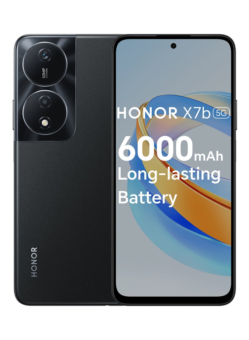 Honor - X7b Dual SIM Midnight Black 8GB RAM 256GB 5G - Middle East Version - Image 1