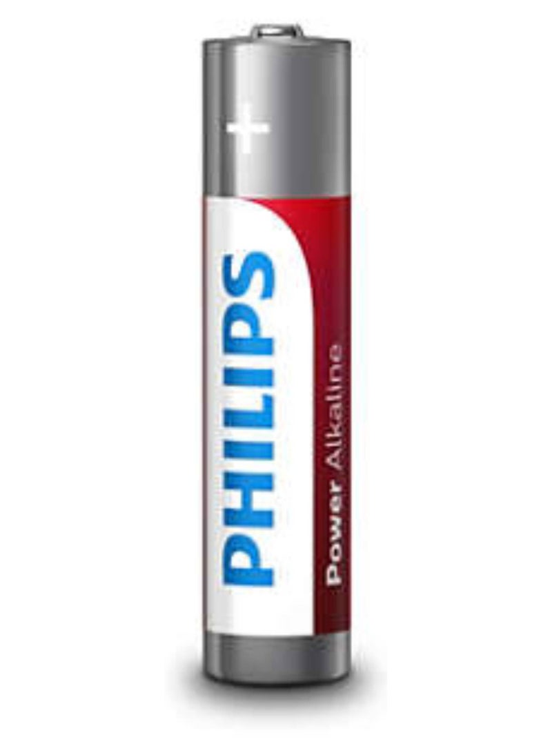 Philips Pack of 4 AAA Powers all high-energy consuming devices, Power Alkaline - Alkaline Batteries - Image 1