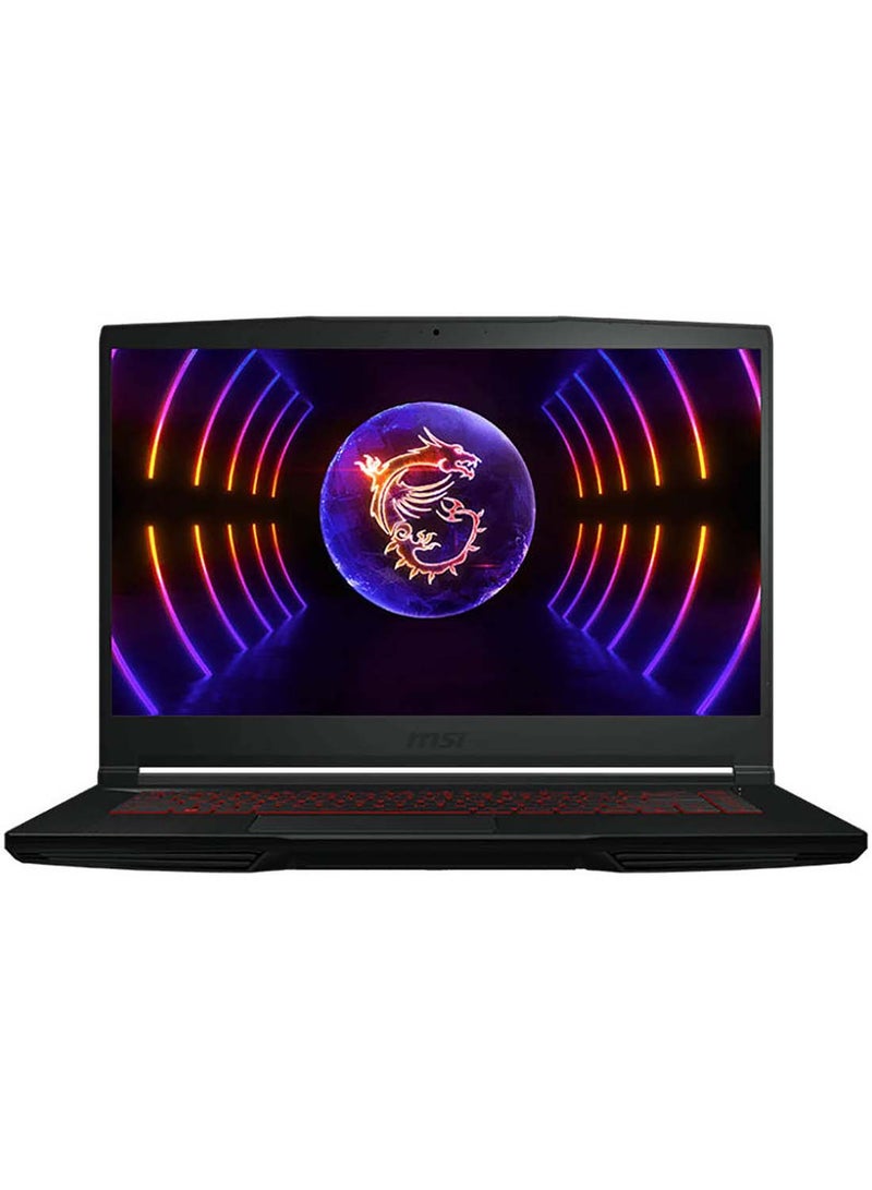 إم اس أي كمبيوتر محمول رفيع GF63 بشاشة مقاس 15.6 بوصة، ومعالج Core i7-12650H/ذاكرة وصول عشوائي سعة 8 جيجابايت/محرك أقراص SSD سعة 512 جيجابايت/بطاقة رسومات Nvidia Geforce RTX 3050 سعة 6 جيجابايت/نظام التشغيل Windows 11 Home  - Image 1