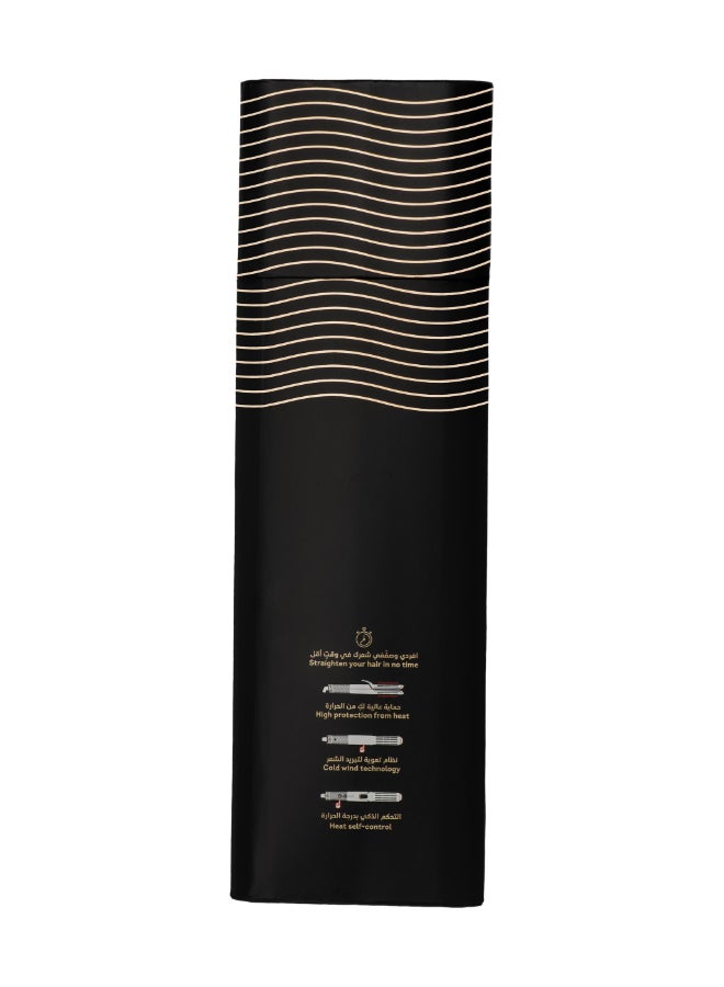 CLARA Hair Straightener, 3 Heat Settings Black  - Image 2