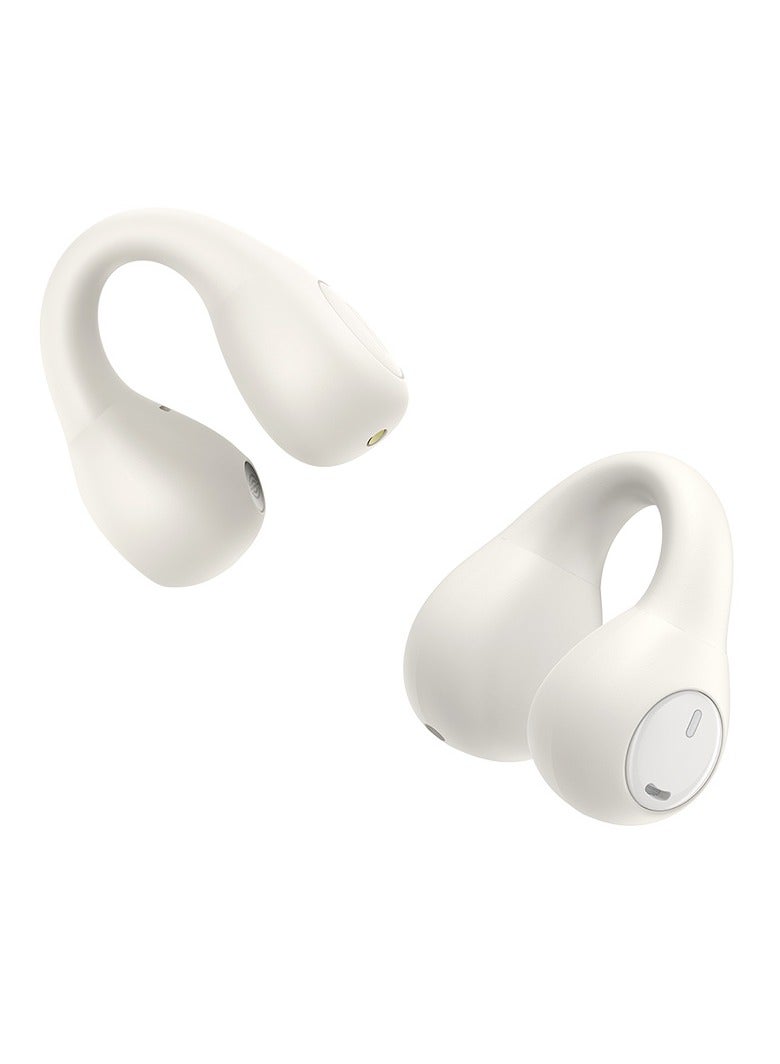 AirGo Open Ear Bluetooth Earbuds 5.3 Wireless Earphones Innovative Clip Earphones Long Lasting And Painless 2MIc ENC HD Call Noise Reduction Earbuds Sports Calling More White - pnsku/N70059857V/45/_/1711992715/b10cdb47-62a0-4239-8627-d966eae3d2ce