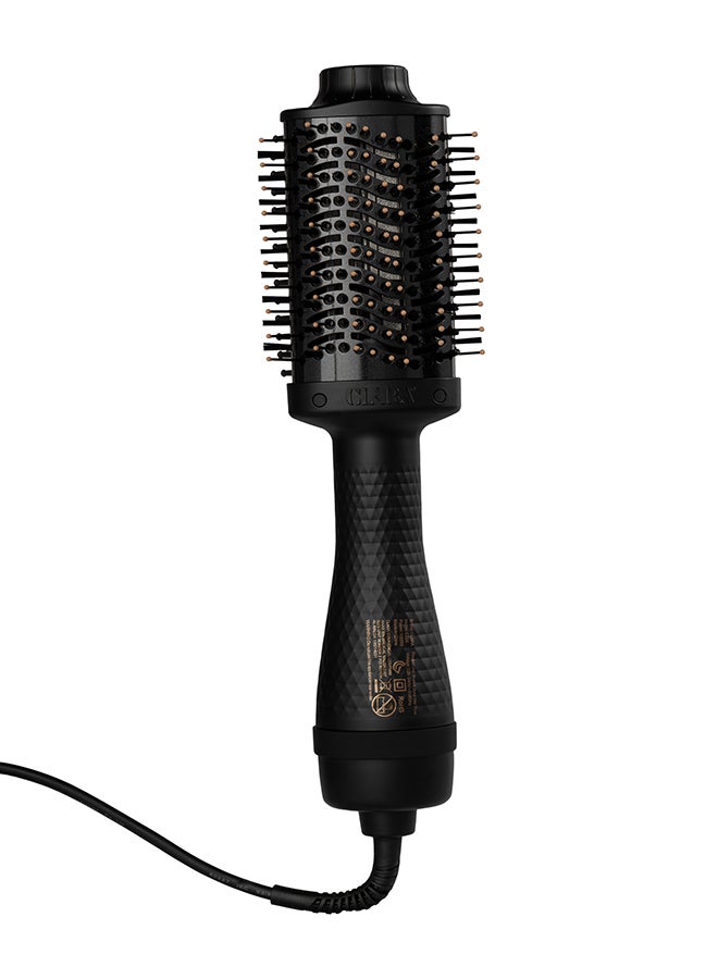 CLARA - Hot Brush 2-In-1 Thermal Brush & Dryer Black - Image 1