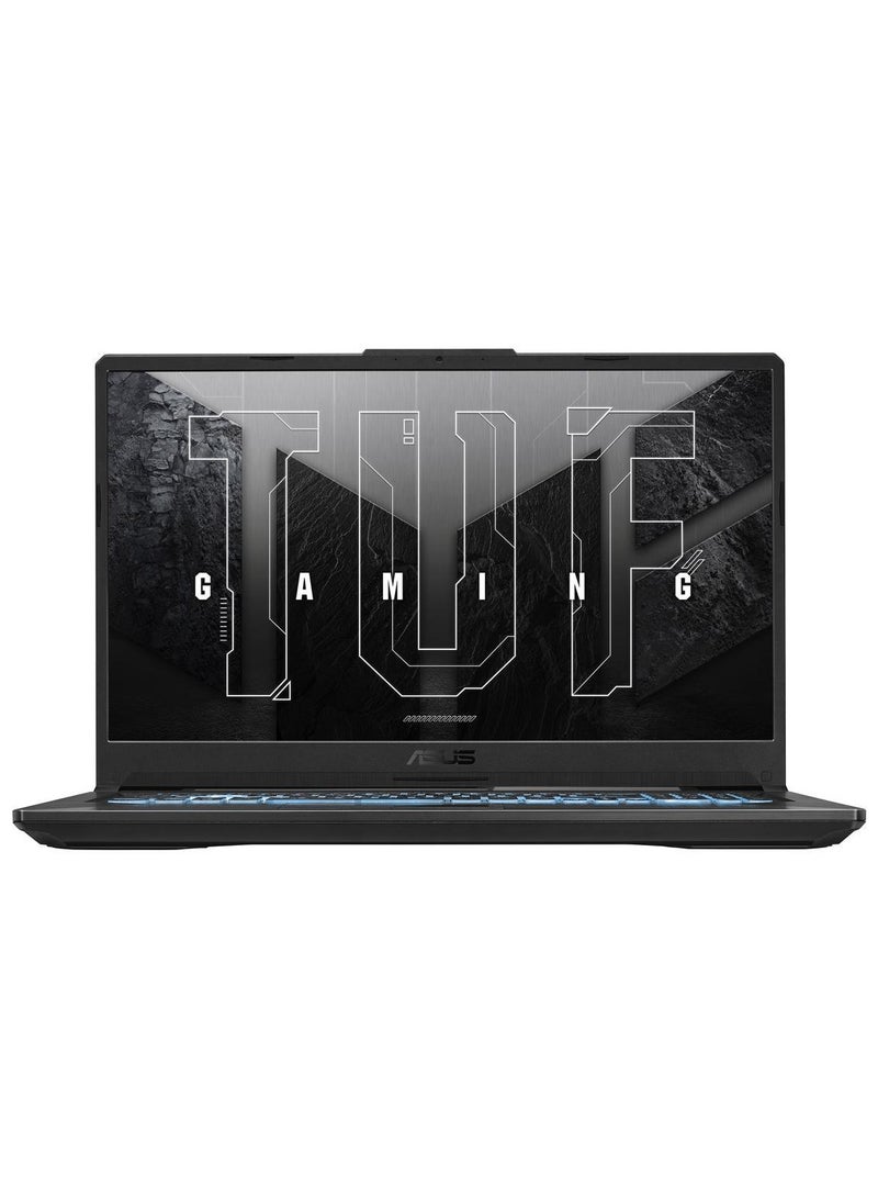 Asus TUF F17 Gaming Laptop 17.3" FHD 144Hz Display Core i5-11400H 16GB 512GB SSD NVIDIA RTX 3050 4GB Graphics Backlit Eng Key WIN11 Black With Free Gaming Quotes English Graphite Black