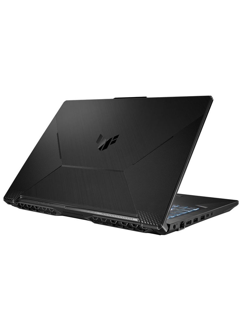 Asus TUF F17 Gaming Laptop 17.3" FHD 144Hz Display Core i5-11400H 16GB 512GB SSD NVIDIA RTX 3050 4GB Graphics Backlit Eng Key WIN11 Black With Free Gaming Quotes English Graphite Black