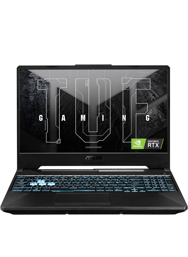 ASUS TUF Gaming A15 Laptop With 15.6-Inch Display, Ryzen 5 7535HS Processor/8GB RAM/512GB SSD/4GB GeForce RTX 2050 Graphics/Windows 11 Home English/Arabic Black (Upgraded Version)  - Image 1