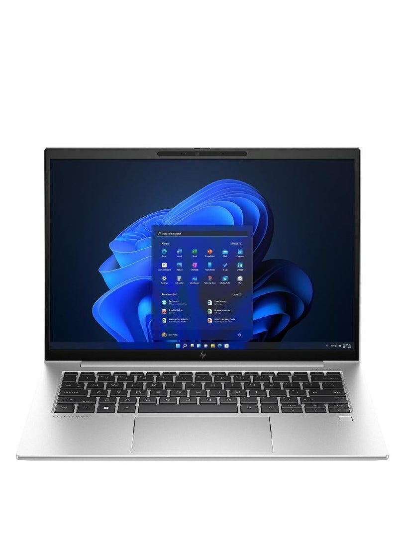 HP EliteBook 840 G10 Laptop With 14-Inch WUXGA Display, Core i7-1355U Processor/16GB RAM/512GB SSD/Intel UHD Graphics/Windows 11 Pro Arabic Silver - Image 2