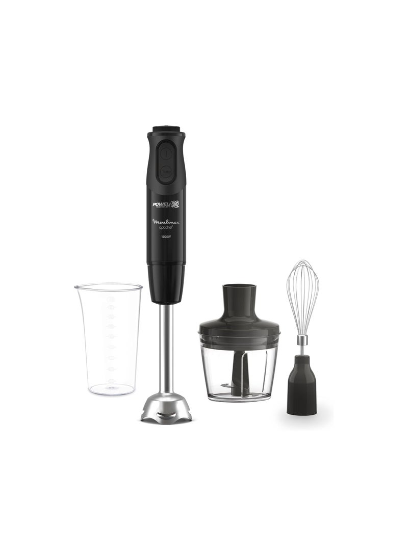 Optichef Hand Blender, 1000 Watt, 15 Functions, 500 ML Chopper, Whisk, Black - DD6552EG - pnsku/N70059946V/45/_/1712032332/d25a2230-5af9-4506-b24b-095c1093b986