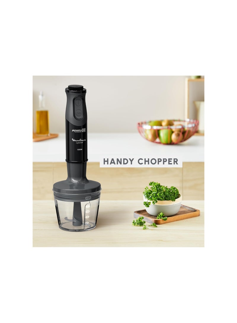 Moulinex - Optichef Hand Blender, 15 Functions, 500 ML Chopper, Whisk, - Image 1