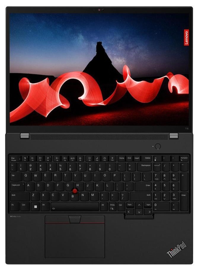 Lenovo - ThinkPad P1 Gen 6 Mobile Workstation With 16-Inch Display, Core i7-13700H Processor/32GB RAM/1TB SSD/6GB NVIDIA Geforce RTX A1000 Graphics Card/Windows 11 Pro With Lenovo Thinksmart view 8” Display English Black - Image 1