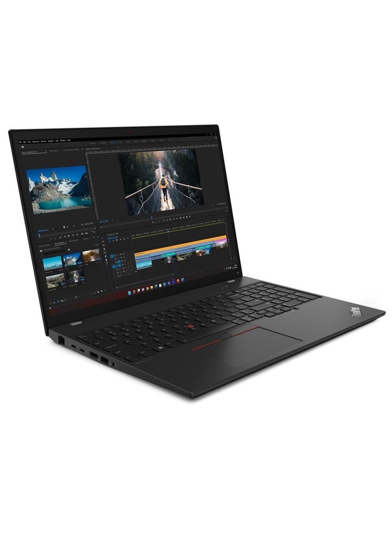 ThinkPad P1 Gen 6 Mobile Workstation With 16-Inch Display, Core i7-13700H Processor/64GB RAM/2TB SSD/6GB NVIDIA Geforce RTX A1000 Graphics Card/Windows 11 Pro With Lenovo Thinksmart view 8” Display English Black