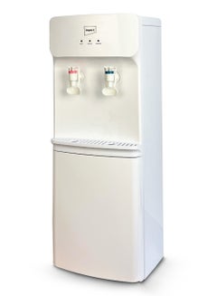 Impex Water Dispenser 2 Taps Hot And Cold Stainless Steel Tank Compressor Cooling System WD 3904B White  - Image 1