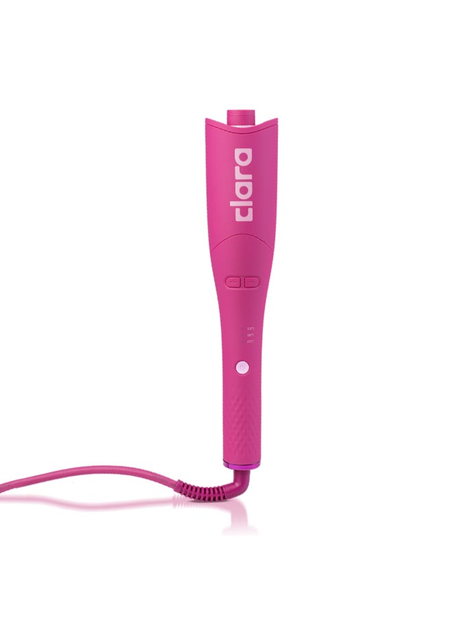 CLARA Autocurler , Automatic Hair Curling Iron | The Bestselling Game-Changer – Designed For Speed, Ease, And Effectiveness Pink - Image 1
