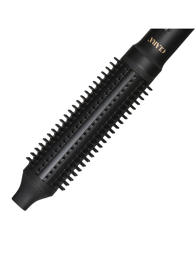 CLARA - Slim Hot Brush, 3-In-1 Hairstyling For  Blowouts, Curls And Straight Hair,Two Functions, One Device Black - Image 1