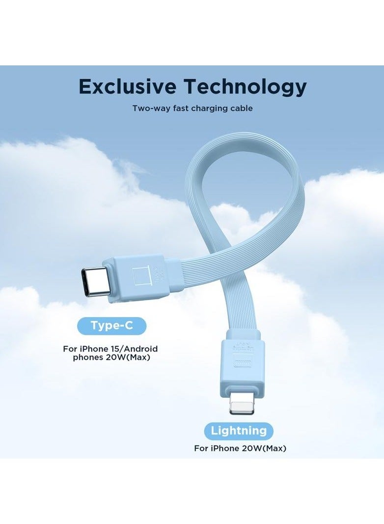 جوي روم باور بانك JOYROOM JR-PBM01 PD 20W للهاتف وشاحن مغناطيسي لاسلكي مع كابل مدمج / حامل - - Image 5