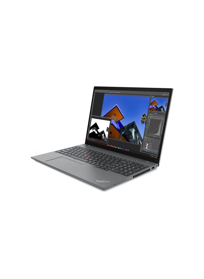 Lenovo - ThinkPad T16 Gen 2 Business Laptop With 16-Inch Display, Core i7-1355U Processor/16GB RAM/512GB SSD/Intel UHD Graphics/Windows 11 Pro With Lenovo Thinksmart view 8-Inch Display English grey - Image 1