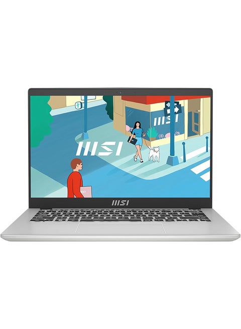 Modern 14 Laptop With 14-Inch Display, Core i5-1335U Processor/8GB RAM/512GB SSD/Intel Iris XE Graphics/Windows 11 English/Arabic Silver