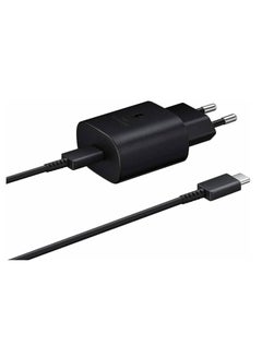 Samsung 25w Pd Fast Charging Cable Data Usb C To Usb C Black  - Image 2