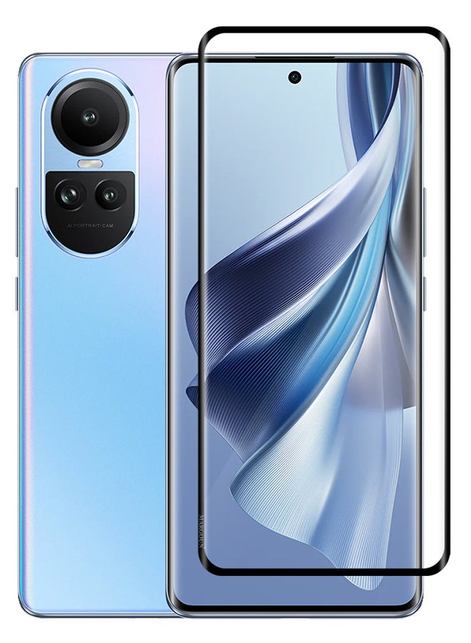مارجون واقي شاشة Oppo Reno10 واقي شاشة بتغطية كاملة وواقي شاشة شفاف مضاد للفقاعات مصنوع من الزجاج المقوى - Image 2