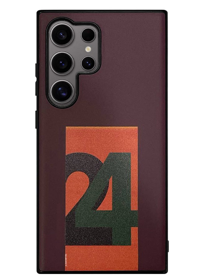 مارجون حافظة سامسونج جالاكسي S24 ألترا حافظة صلبة من PC بتصميم مطبوع حافظة فاخرة ومتينة رقيقة وخفيفة الوزن - Image 2