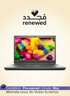تم تجديده - كمبيوتر محمول Thinkpad T460S بشاشة مقاس 14 بوصة ومعالج Intel Core i5/الجيل السادس/ذاكرة وصول عشوائي 8 جيجابايت/محرك أقراص SSD سعة 256 جيجابايت/بطاقة رسومات مدمجة Intel HD 520