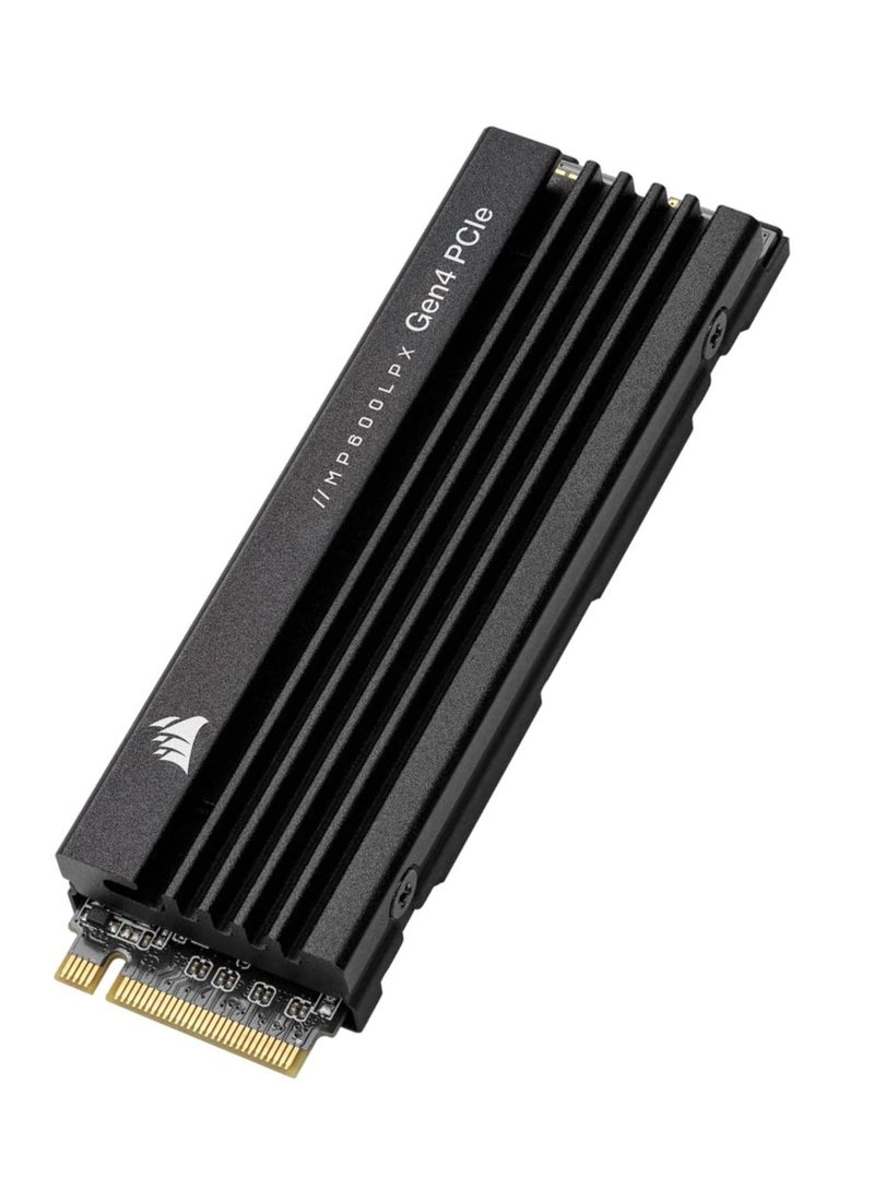 CORSAIR MP600 PRO LPX M.2 NVMe PCIe x4 Gen4 SSD - Optimised For PS5 (Up to 7,100MB/sec Sequential Read & 5,800MB/sec Sequential Write Speeds, High-Speed Interface, Compact Form Factor) Black 1 TB  - Image 2