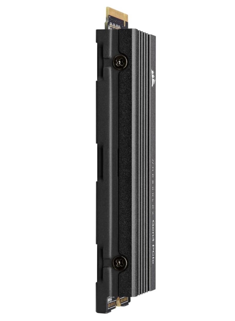 CORSAIR MP600 PRO LPX M.2 NVMe PCIe x4 Gen4 SSD - Optimised For PS5 (Up to 7,100MB/sec Sequential Read & 5,800MB/sec Sequential Write Speeds, High-Speed Interface, Compact Form Factor) Black 1 TB  - Image 4
