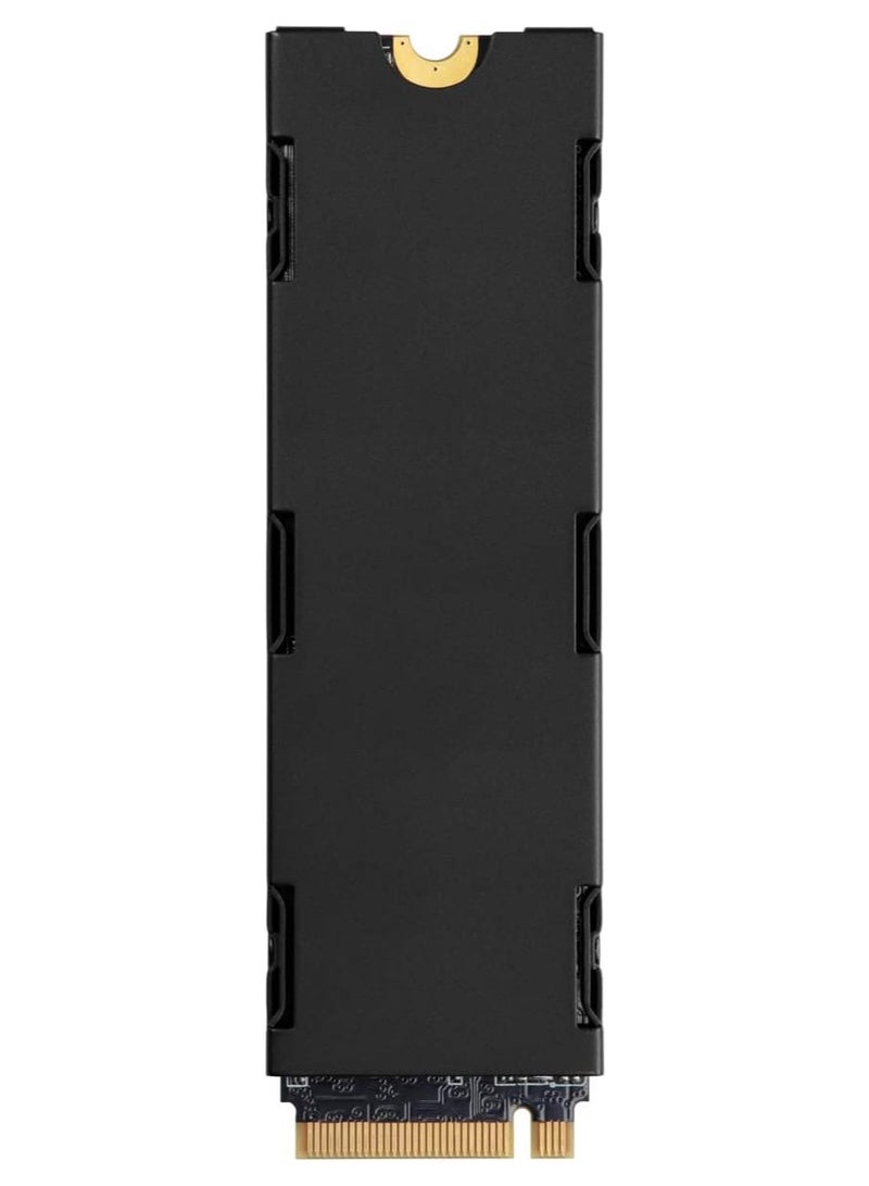 CORSAIR MP600 PRO LPX M.2 NVMe PCIe x4 Gen4 SSD - Optimised For PS5 (Up to 7,100MB/sec Sequential Read & 5,800MB/sec Sequential Write Speeds, High-Speed Interface, Compact Form Factor) Black 1 TB  - Image 3