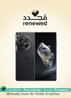 OnePlus Renewed - 12 Dual Sim Silky Black 12GB RAM 256GB 5G  - Image 1