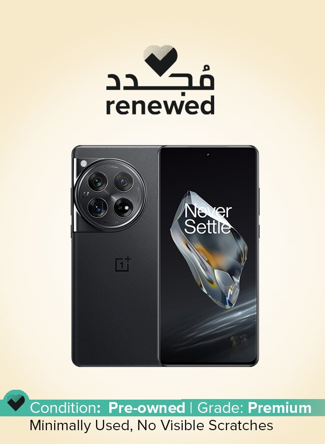 OnePlus Renewed - 12 Dual Sim Silky Black 12GB RAM 256GB 5G  - Image 1
