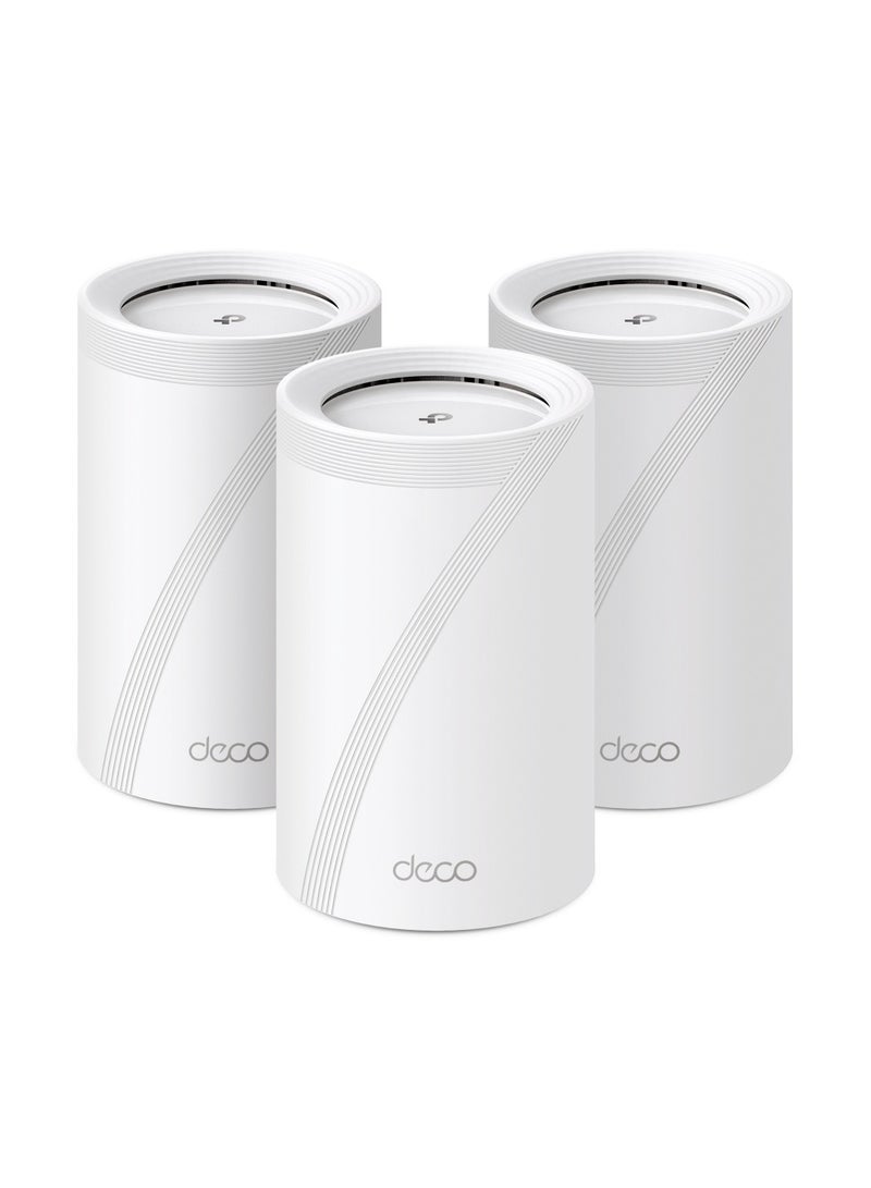 TP-LINK - Deco BE65 BE9300 Whole Home Mesh Wi-Fi 7 System (3-Pack) White White - Image 1