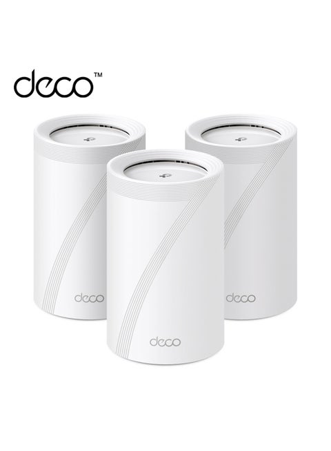 Deco BE65 BE9300 Whole Home Mesh Wi-Fi 7 System (3-Pack) White White