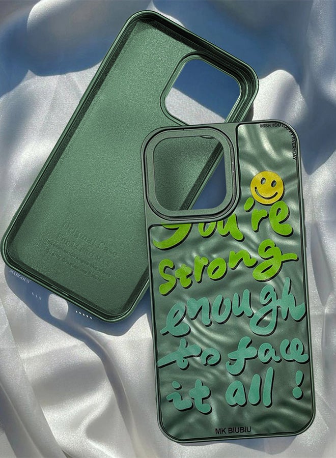 مارجون جراب iPhone 14 Pro Max مع حرف غطاء هاتف بتصميم إبداعي ناعم وغطاء متين وعصري / قوي بما يكفي لمواجهة كل شيء - Image 1