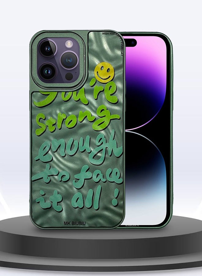مارجون جراب iPhone 14 Pro Max مع حرف غطاء هاتف بتصميم إبداعي ناعم وغطاء متين وعصري / قوي بما يكفي لمواجهة كل شيء - Image 4