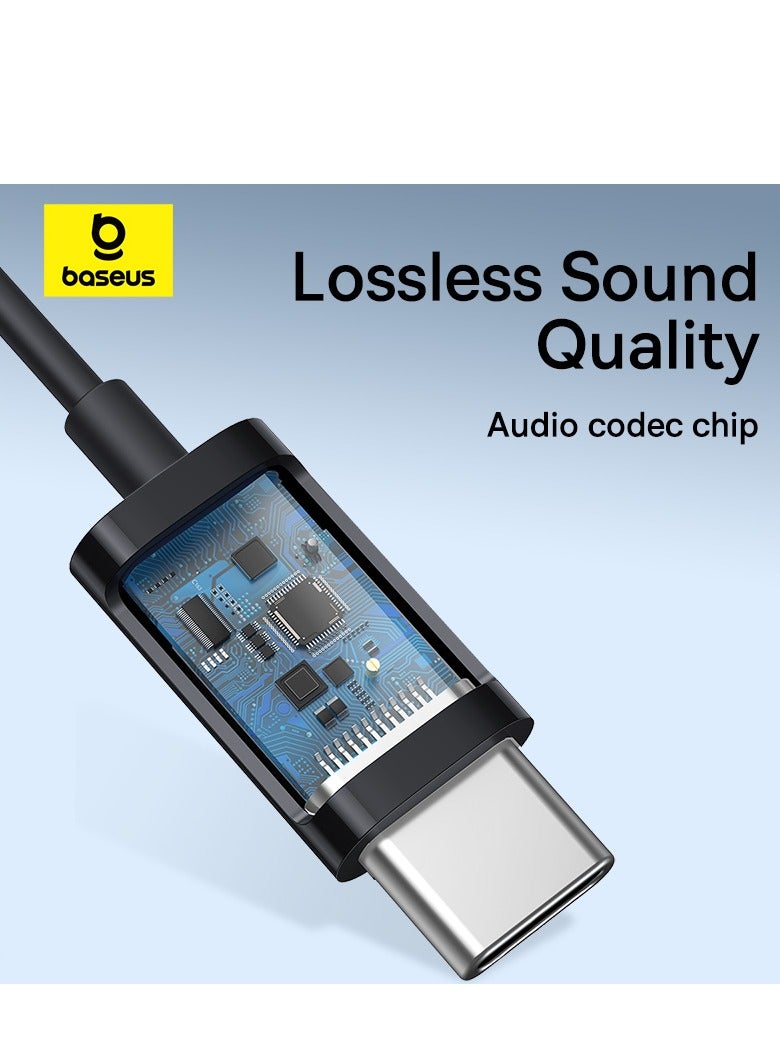 Baseus - Baseus CZ17 Wired Earphone with Type-C Port - Black Black - Image 1
