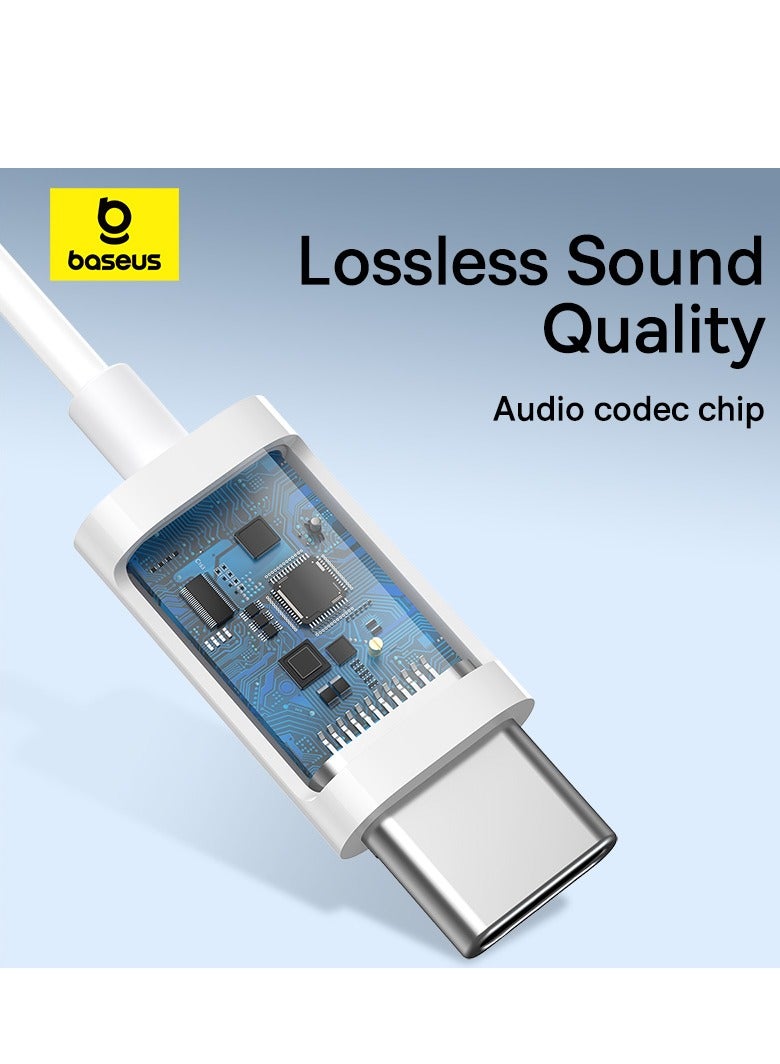 Baseus - Baseus CZ17 Wired Earphone with Type-C Port - White White - Image 1