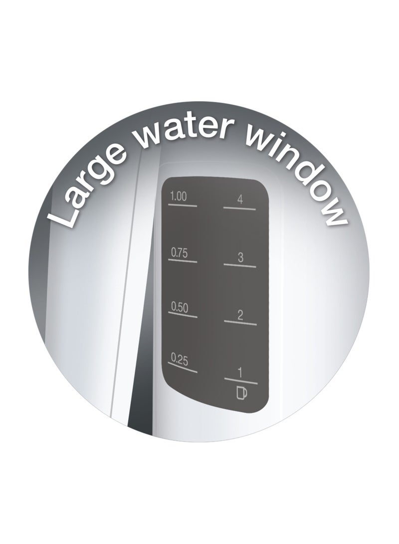 BRAUN PurEase Water Kettle, Fast boiling, 3-Ways protection 1 L 2200 W WK 3000 WH White  - Image 4