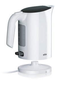 BRAUN PurEase Water Kettle, Fast boiling, 3-Ways protection 1 L 2200 W WK 3000 WH White  - Image 3