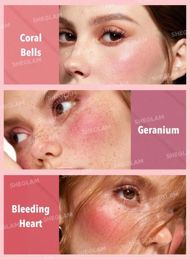SHEGLAM Floral Flush Blush Palette Multicolour - Image 3